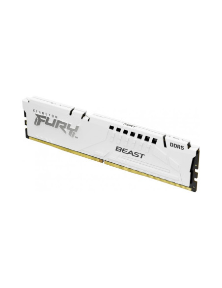 Memoria RAM Kingston FURY Beast 16GB DDR5 5200MHz CL36 Blanca