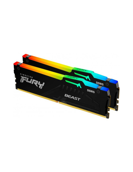 Memoria RAM Kingston FURY Beast RGB 64GB (2x32GB) DDR5 6000MHz CL30