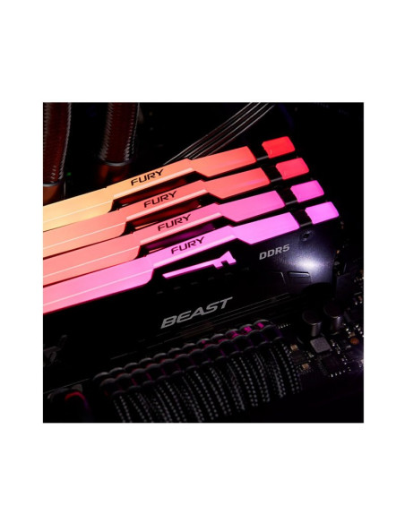 Memoria RAM Kingston FURY Beast RGB 32GB DDR5 5200MHz CL40