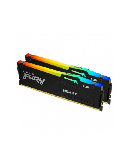 Memoria RAM Kingston FURY Beast RGB 32GB (2x16GB) DDR5 5200MHz CL40