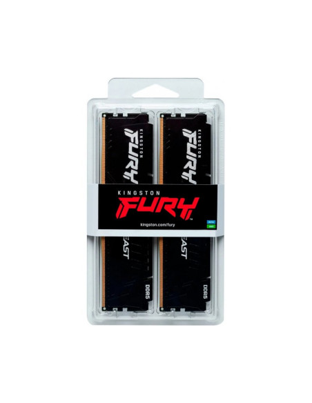 Memoria RAM Kingston FURY Beast 32GB (2x16GB) DDR5 6400MHz CL32