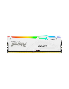 Memoria RAM Kingston FURY Beast RGB 16GB DDR5 6000MHz CL30 Blanca