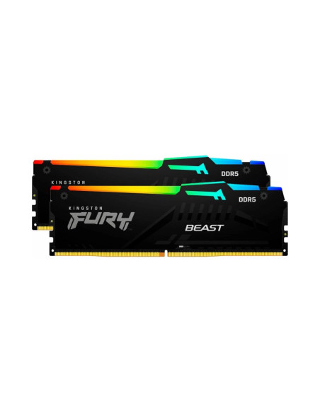 Memoria RAM Kingston FURY Beast RGB 64GB (2x32GB) DDR5 6400MHz CL32