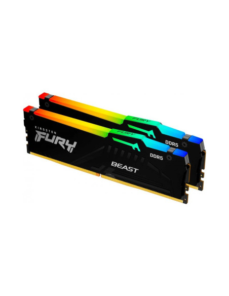 Memoria RAM Kingston FURY Beast RGB 64GB (2x32GB) DDR5 6400MHz CL32
