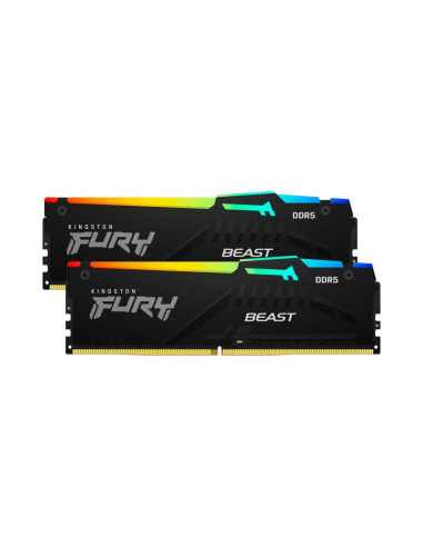Memoria RAM Kingston FURY Beast RGB 32GB (2x16GB) DDR5 6800MHz CL34