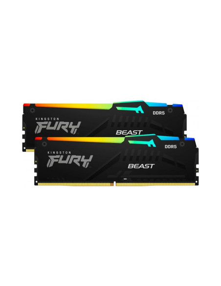 Memoria RAM Kingston FURY Beast RGB 32GB (2x16GB) DDR5 6800MHz CL34
