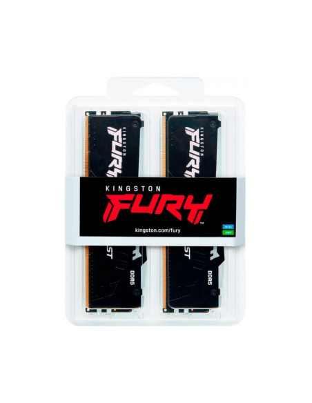 Memoria RAM Kingston FURY Beast RGB 64GB (2x32GB) DDR5 6400MHz CL32