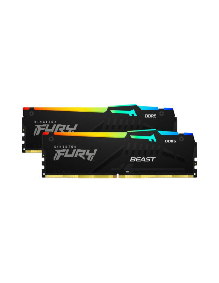 Memoria RAM Kingston FURY Beast RGB 16GB (2x8GB) DDR5 5600MHz CL36