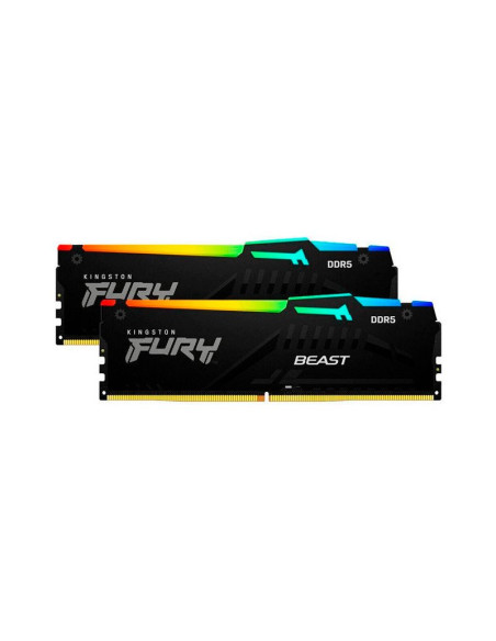 Memoria RAM Kingston FURY Beast RGB 64GB (2x32GB) DDR5 5600MHz CL40