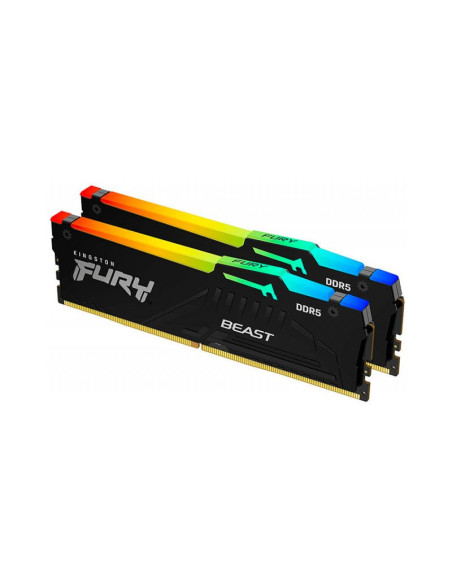 Memoria RAM Kingston FURY Beast RGB 64GB (2x32GB) DDR5 5600MHz CL40