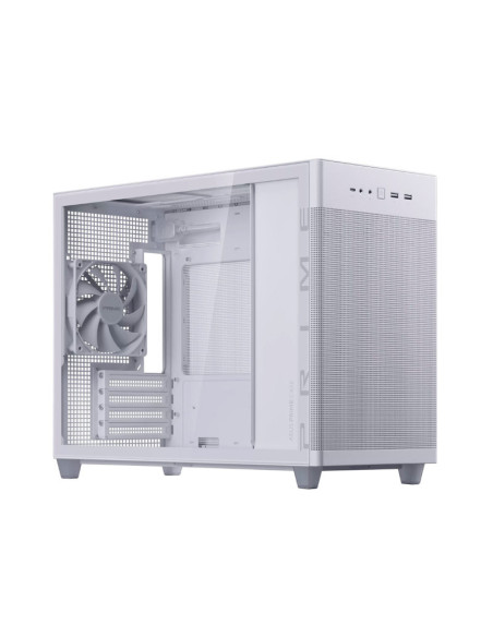 Torre de PC Asus Prime AP201 Tempered Glass Blanca