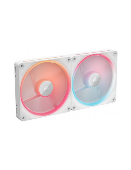 Corsair iCUE LINK LX140-R RGB Starter Kit Blanco Pack de 2