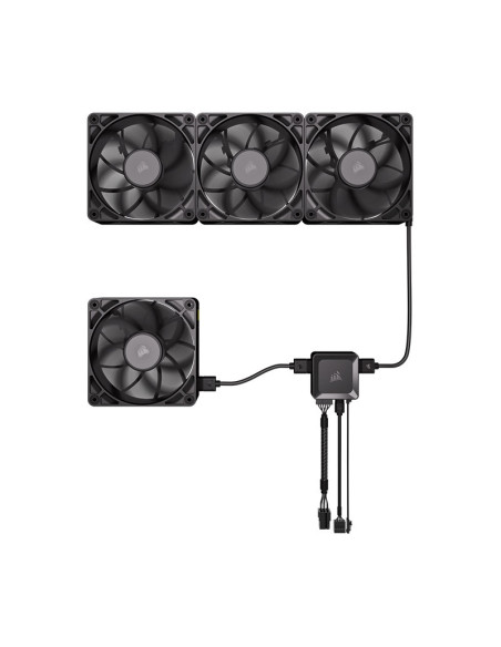 Corsair iCUE LINK RX120 MAX Starter Kit Pack de 3