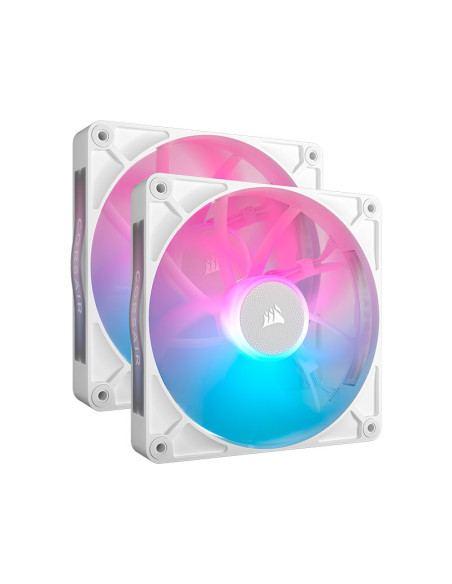Corsair iCUE LINK RX140 RGB Starter Kit Blanco Pack de 2