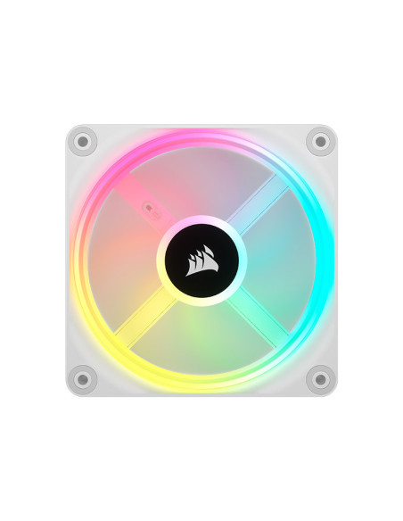Corsair iCUE LINK QX120 RGB Blanco Starter Kit Pack de 3