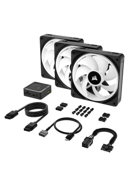 Corsair iCUE LINK QX120 RGB Starter Kit Pack de 3