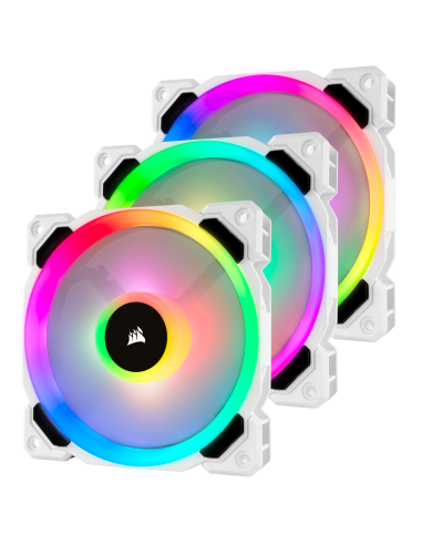 Corsair LL120 RGB Blanco Pack 3