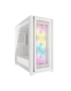 Torre de PC Corsair iCUE 5000D RGB AirFlow TG True White Blanca