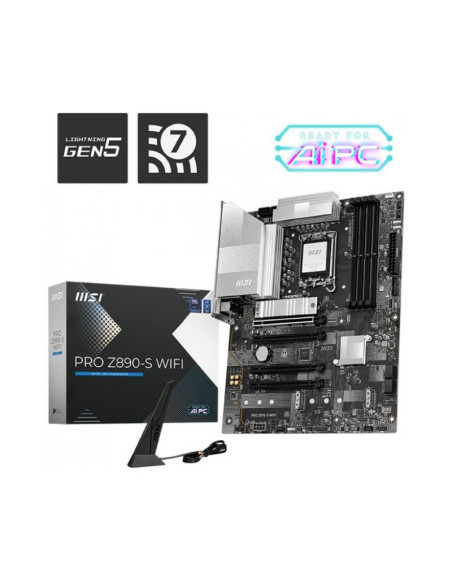 Placa Base MSI Pro Z890-S WiFi ATX Intel Socket 1851