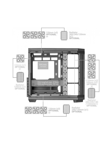 Mars Gaming MC-3T CORE Blanca
