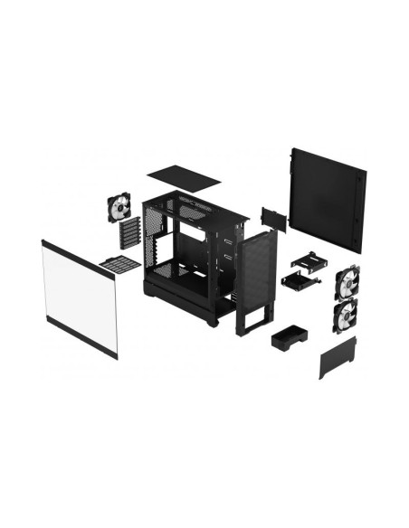 Fractal Design Pop Air RGB Black TG Clear Tint