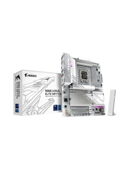 Placa Base Gigabyte B860 AORUS Elite WIFI7 ICE ATX Intel Socket 1851