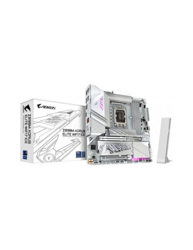 Placa Base Gigabyte Z890M AORUS Elite WIFI7 ICE Micro-ATX Intel Socket 1851