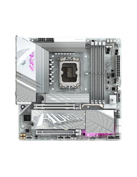 Placa Base Gigabyte Z890M AORUS Elite WIFI7 ICE Micro-ATX Intel Socket 1851