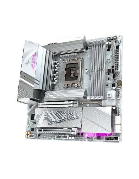 Placa Base Gigabyte Z890M AORUS Elite WIFI7 ICE Micro-ATX Intel Socket 1851