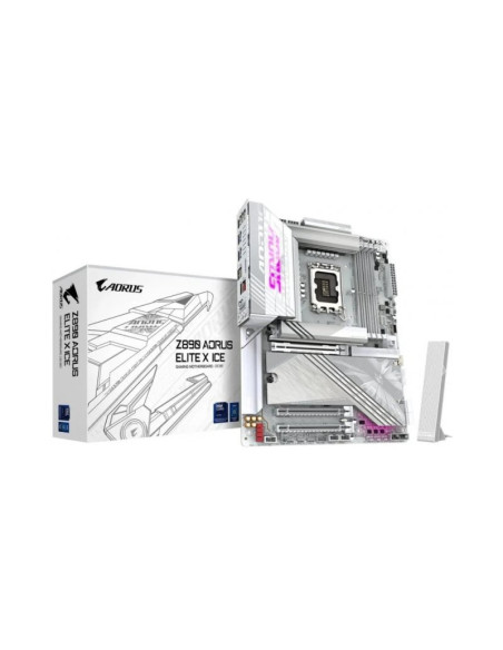 Placa Base Gigabyte Z890 AORUS Elite X ICE ATX Intel Socket 1851